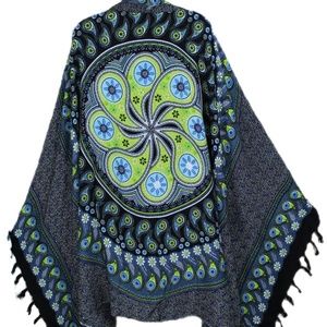 Daisy Mandala Sarong with Fringe